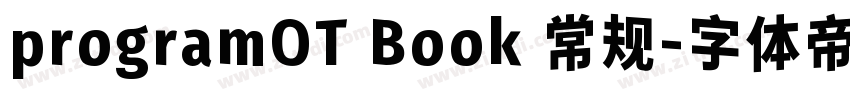 programOT Book 常规字体转换
